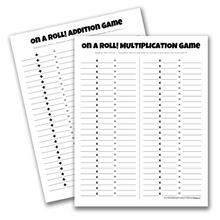 Load image into Gallery viewer, On a Roll Games - Addition & Multiplication - Winegar Company
