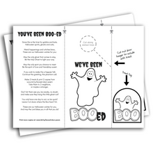 Load image into Gallery viewer, You've Been Boo-ed w/ Holy Ghost Poem | Halloween Door Hanger - Winegar Company