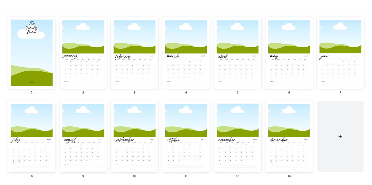 Photo Calendar 11x17 - Top Binding – Fidjiti | Print & Copy Shop