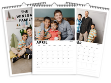 Load image into Gallery viewer, Photo Calendar 11x17 - Top Binding - Fidjiti