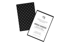 Load image into Gallery viewer, 5x7: Black &amp; White 2-Sided Flat Card - Fidjiti
