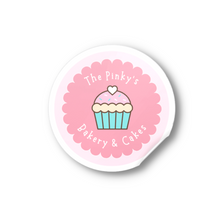 Load image into Gallery viewer, Circle Label Stickers - White Weatherproof Polyester - Fidjiti