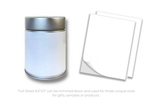 Load image into Gallery viewer, Full Sheet Sticker Paper - White Weatherproof Polyester - Fidjiti