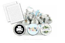 Load image into Gallery viewer, Circle Label Stickers - White Satin & Weatherproof - Fidjiti