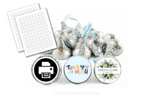 Load image into Gallery viewer, Circle Label Stickers - White Satin &amp; Weatherproof - Fidjiti
