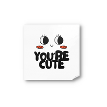 Load image into Gallery viewer, Square Label Stickers - White Weatherproof Polyester - Fidjiti