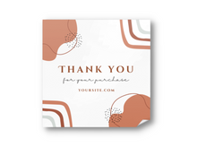 Load image into Gallery viewer, Square Label Stickers - White Weatherproof Polyester - Fidjiti