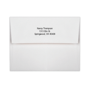 Printed White Envelopes - Fidjiti