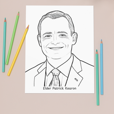Elder Patrick Kearon Coloring Page Free PDF - Fidjiti