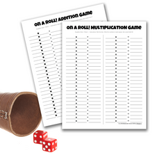 Load image into Gallery viewer, On a Roll Games - Addition &amp; Multiplication - Winegar Company
