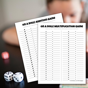 On a Roll Games - Addition & Multiplication - Winegar Company