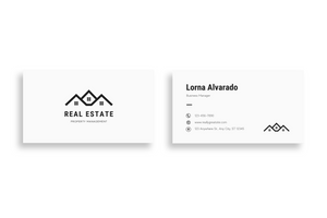 10 Business Cards: 2-Sided Black & White - Fidjiti