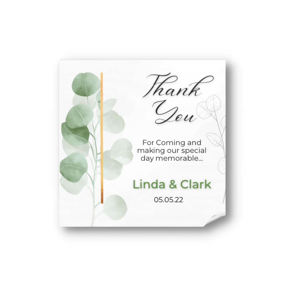 Square Label Stickers - White Weatherproof Polyester – Fidjiti | Print ...