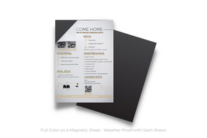 Full Color Print on Magnetic Weather Proof Paper - Fidjiti